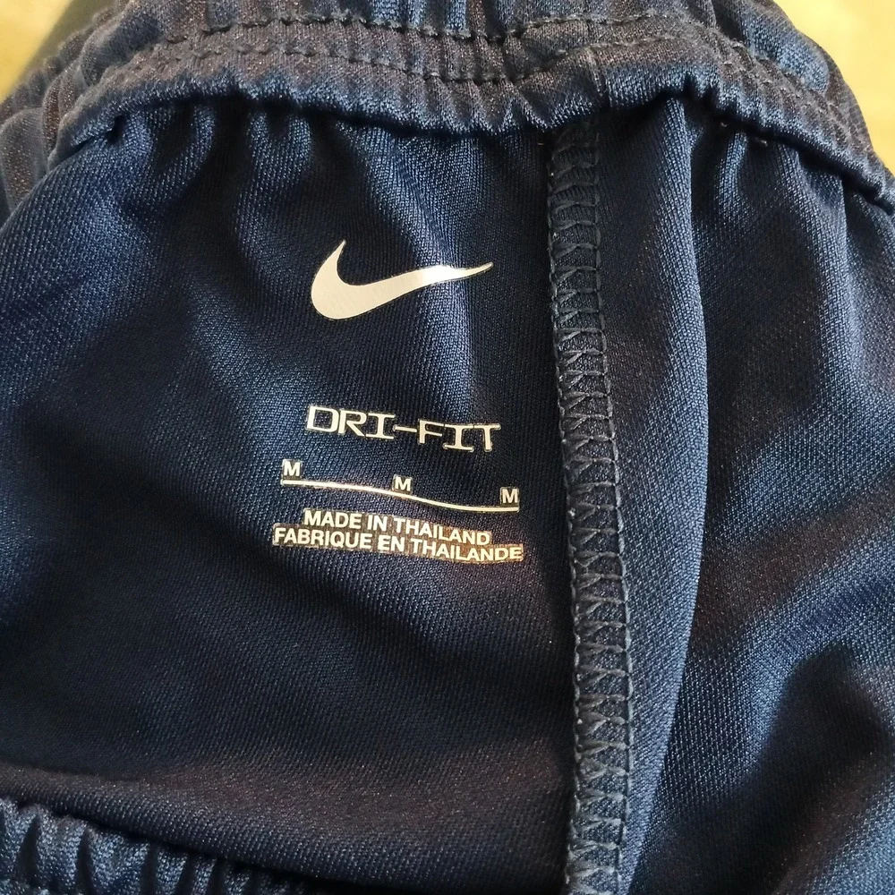 Nike Track Pants Mens Medium Navy Blue Excellent Indian River Football Dri-FIT
